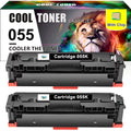 Cool Toner Compatible Toner Cartridge Replacement for Canon 055 Black with Chip for Use with imageCLASS MF746Cx MF745CDW MF741CDW MF743Cdw,LBP664CX,MF746Cdw Printer Ink (2-Pack)