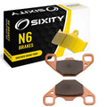 Sixity N6 Sintered Brake Pads FA489 Front Replacement Kit Full Complete