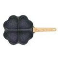 Egg Fried Pan Mini Pancake Pan Aluminium Heat Resistant Handle Egg Cooker Pan Egg Skillet for Breakfast for Vegetable Burger