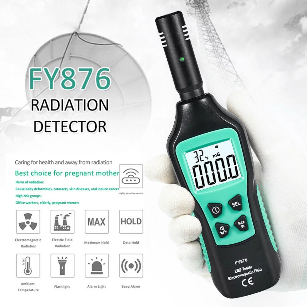 JahyShow G1403 EMF Tester - Digital Electromagnetic Radiation Detector