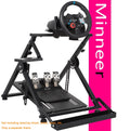 Minneer Racing Wheel Stand X-Shape with Fixed Seat Slot Fit for Logitech/Fanatec/Thrustmaster,G27 G29 G920 T300 T500 PS4 Xbox Foldable Exclude Wheel and Pedal