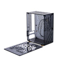 OWSOO Compact Plexiglass Computer CasePortable Small Desktop PC Case for ITX Motherboard and FLEX Power Supply