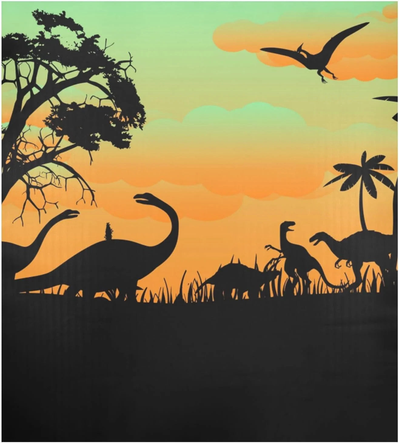 GZHJMY Dinosaurs Dishwasher Magnet Cover, Kitchen Fridge Door Panel Magnet Sticker Appliance Wash Machine Magnet Cover 23 x 26 Inch Home Decor