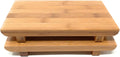 TJ Global Set of 2 Sashimi Sushi Bamboo Serving Geta Plates - Japanese Style Tableware Bamboo Sushi Board Cutting Tray (L8.2 x W4.7)