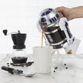 Hand Coffee Maker Creative Robot Coffee Pot Machine French Presses 24cm Height Stainless Steel Glass Festival Gift