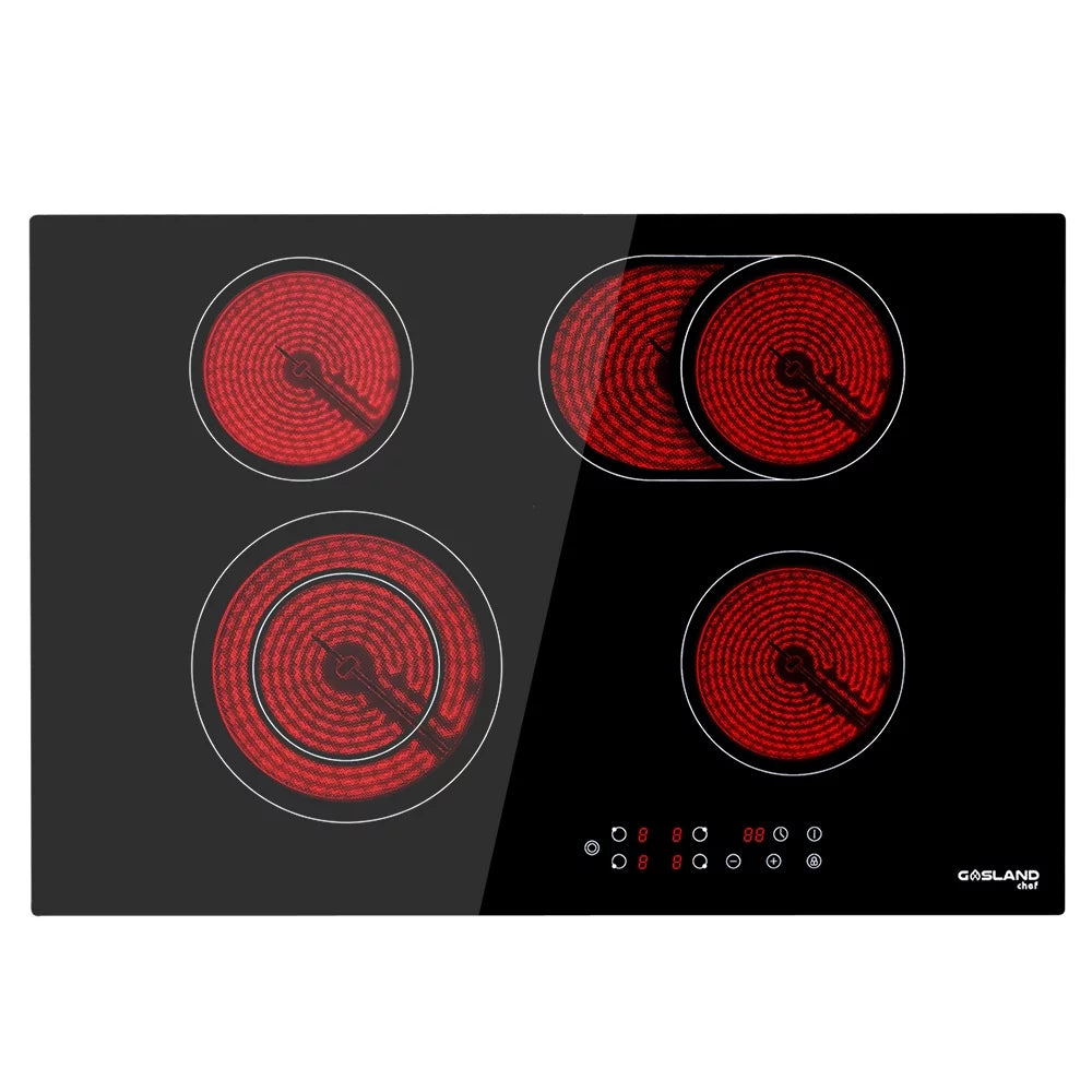 Gasland Chef 30 Built-in Electric Cooktop, 4 Burners Ceramic Glass Electric Cooktop