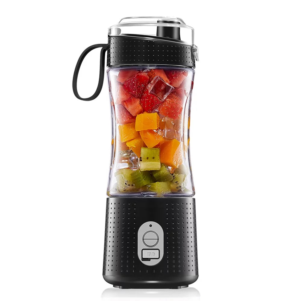 Uteam Individual Portable Blender Single Serve Travel Fruit Juicer Mixer Cup For Shakes Smoothies Small Electric With 4000mAh USB Rechargeable Battery