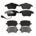 AutoShack Front and Rear Performance Ceramic Brake Pad Kit Replacement for 2009 2010 2011 VW Tiguan 2.0L AWD FWD PCD1375-1108