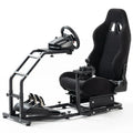 Supllueer Racing Simulator Cockpit with Seat Fit Logitech G29 G923 G920 Thrustmaster T248 T300RS