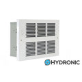 H412 3-4-AS-FS-GW 3100-4000 BTU Hydronic Wall Heater with Aqua Stat & Fan Switch, White - Small