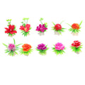 Nuolux Plate Sushi Flower Decorations Dish Flowers Decoration Artificial Decor Sashimi Ornament Ornamentsfish Tank Japanese