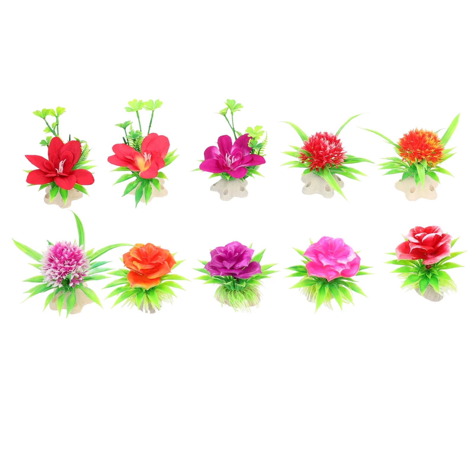 Nuolux Plate Sushi Flower Decorations Dish Flowers Decoration Artificial Decor Sashimi Ornament Ornamentsfish Tank Japanese