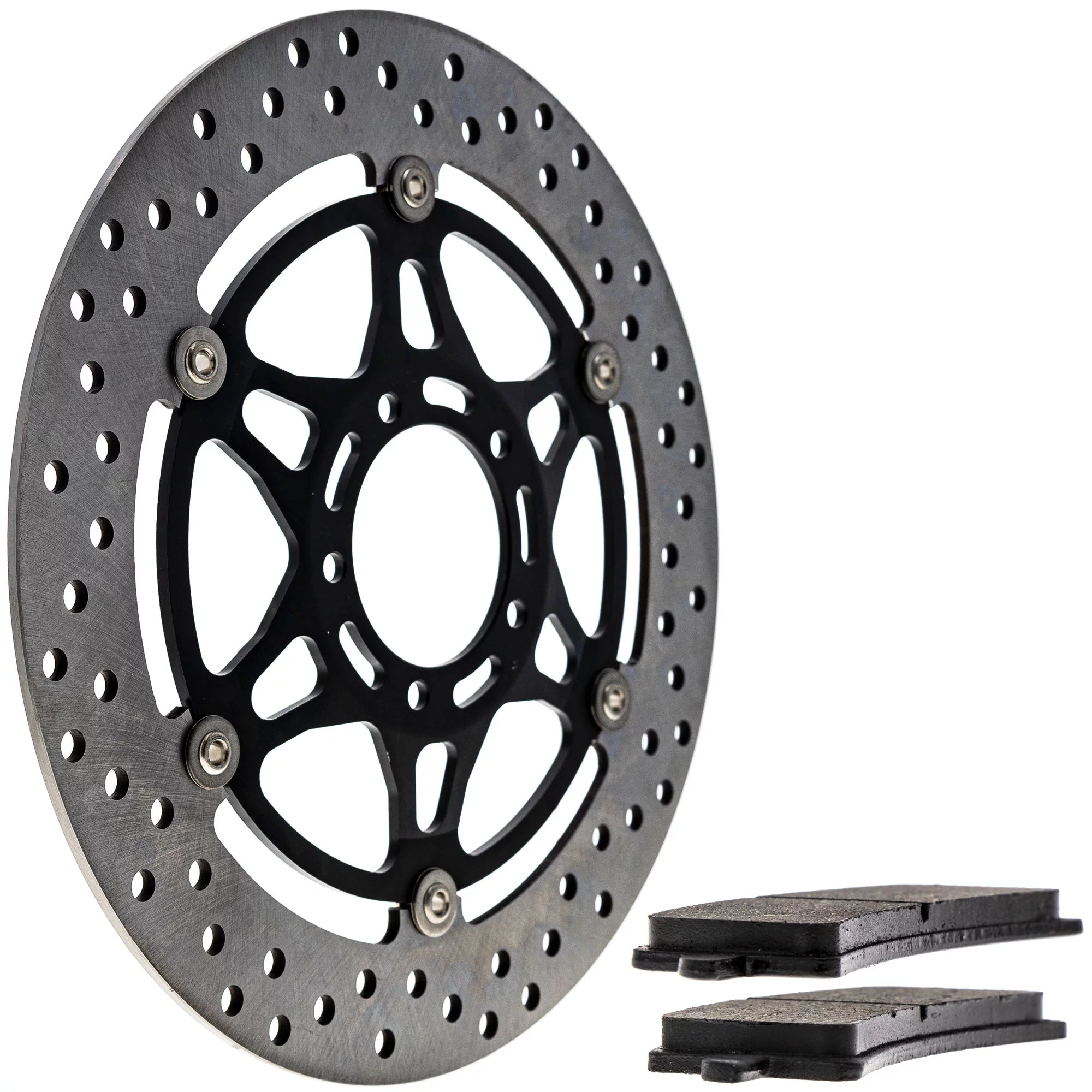 Niche Front Right Brake Rotor Pad Kit for Ducati Diavel 61340901A Motorcycle MK1006896