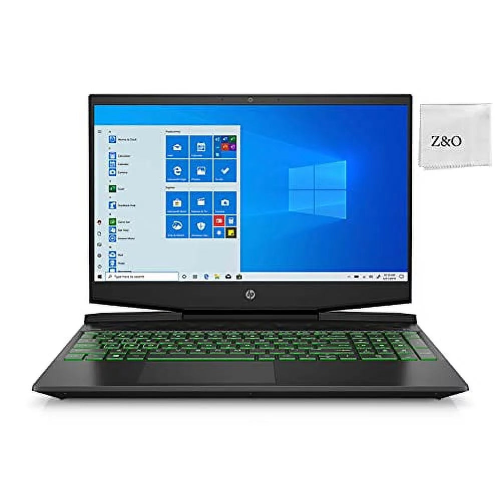 HP Pavilion Gaming 15-Inch Micro-Edge Laptop, Intel Core i5-9300H Processor, NVIDIA GeForce GTX 1650 (4 GB), 8 GB SDRAM, 256 GB SSD, Windows 10 Home (Shadow Black/Acid Green)