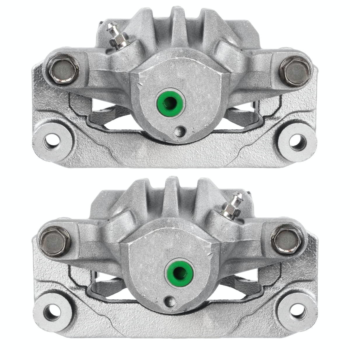 AutoShack Rear New Brake Calipers with Bracket Assembly Set of 2 Driver and Passenger Side Replacement for 2010 2011 2012 2013 2014 Subaru Outback Legacy 2.5L AWD