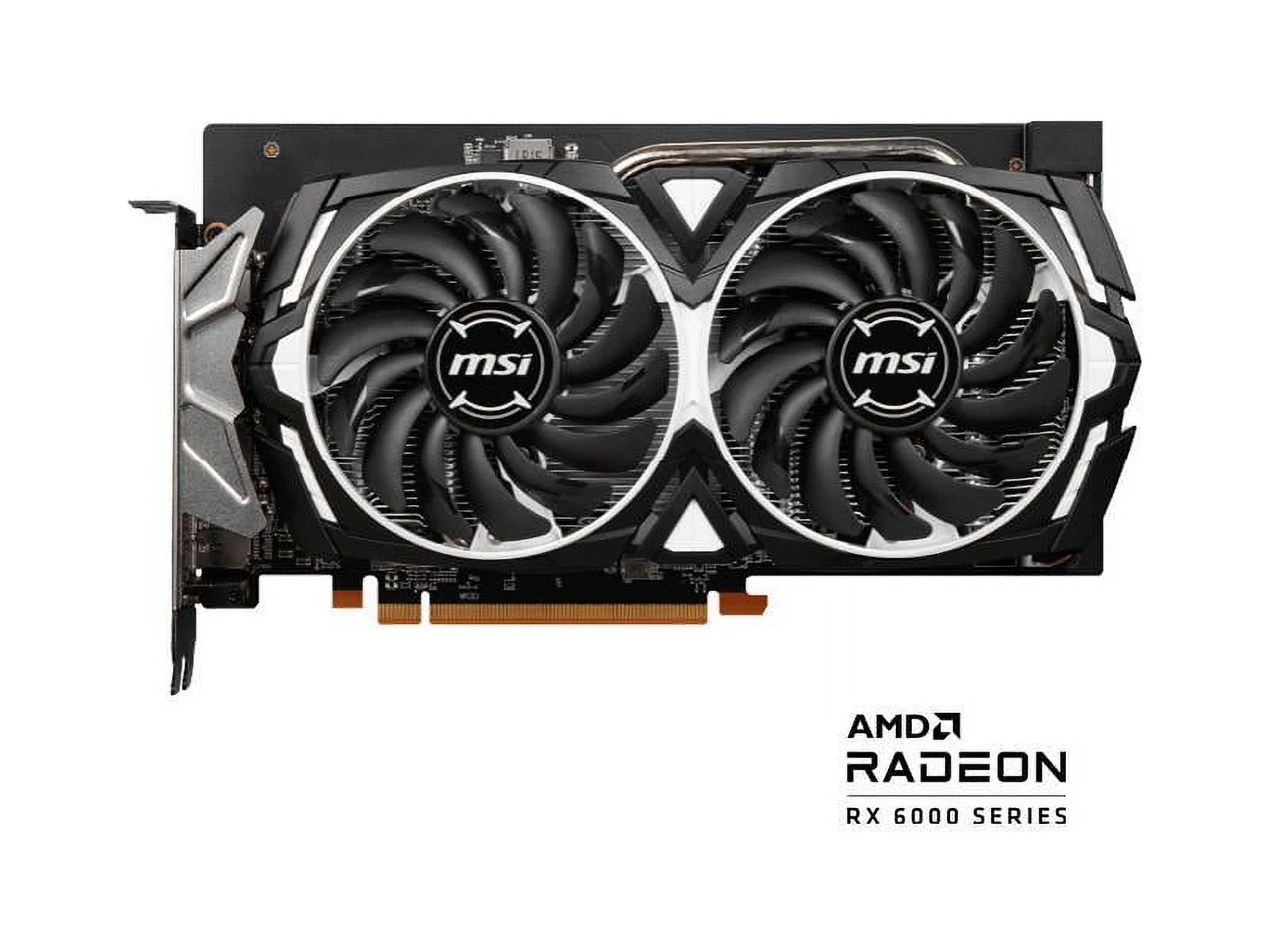 Used MSI ARMOR Radeon RX 6600 8GB GDDR6 PCI Express 4.0 ATX Video Card RX 6600 ARMOR 8G