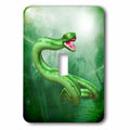 A dangerous green snake single toggle switch lsp-200987-1