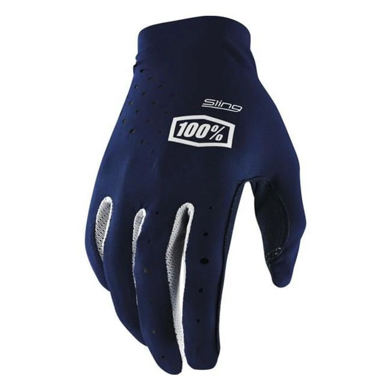 100% Sling MX Gloves Navy (Large, Blue Navy)