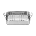 Cuisinart MCP11716BRP1 Multiclad Pro Triple Ply Stainless Cookware 16 Roasting Pan with Rack