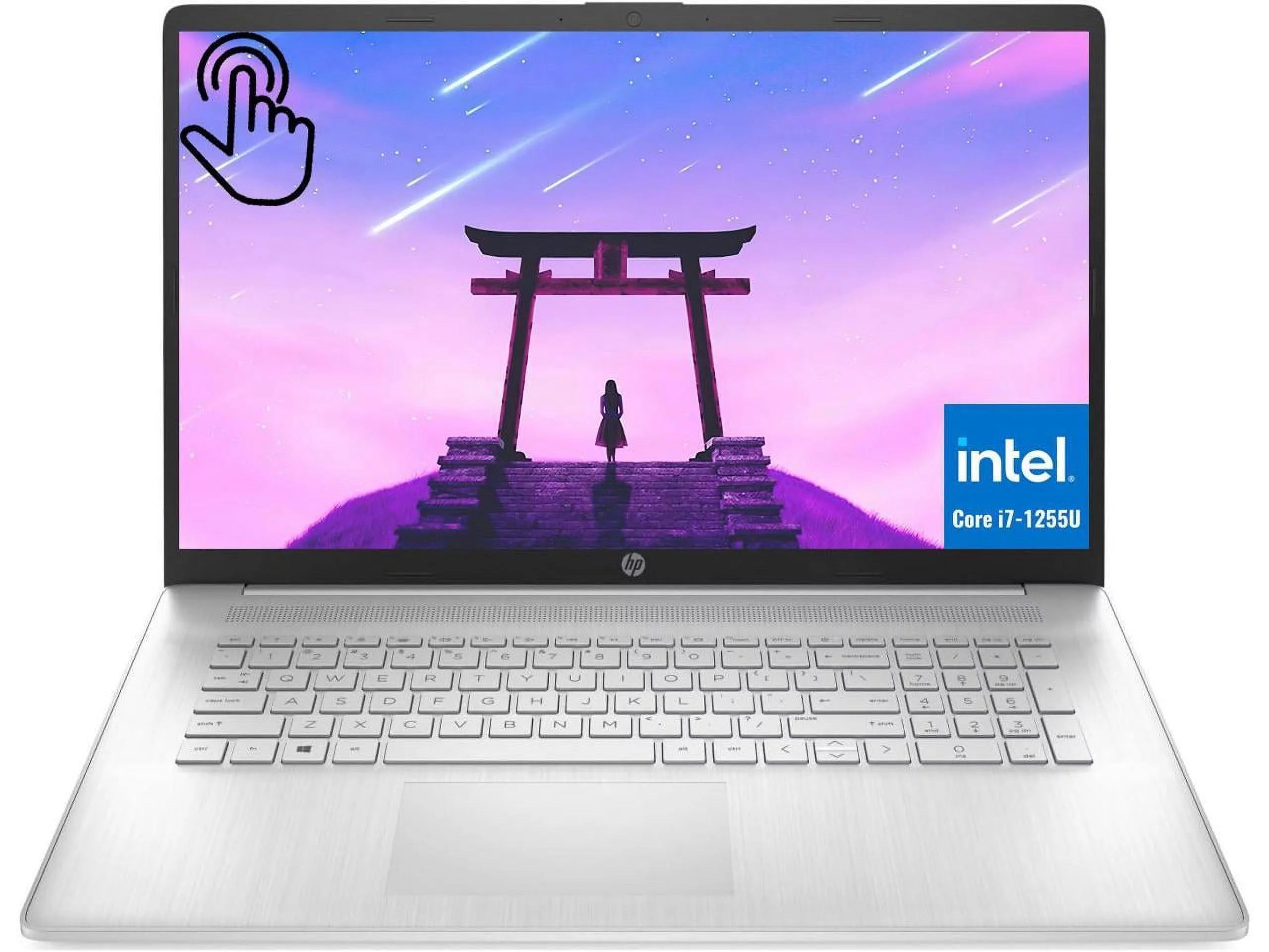 HP Laptop Touchscreen Computer, 15.6 FHD IPS Display, Intel Core i7-1255U, 32GB RAM, 1TB SSD, Intel Iris Xe Graphics, Numeric Keypad, Wi-Fi, Bluetooth, Media Card Reader, Windows 11 Home in S Mode