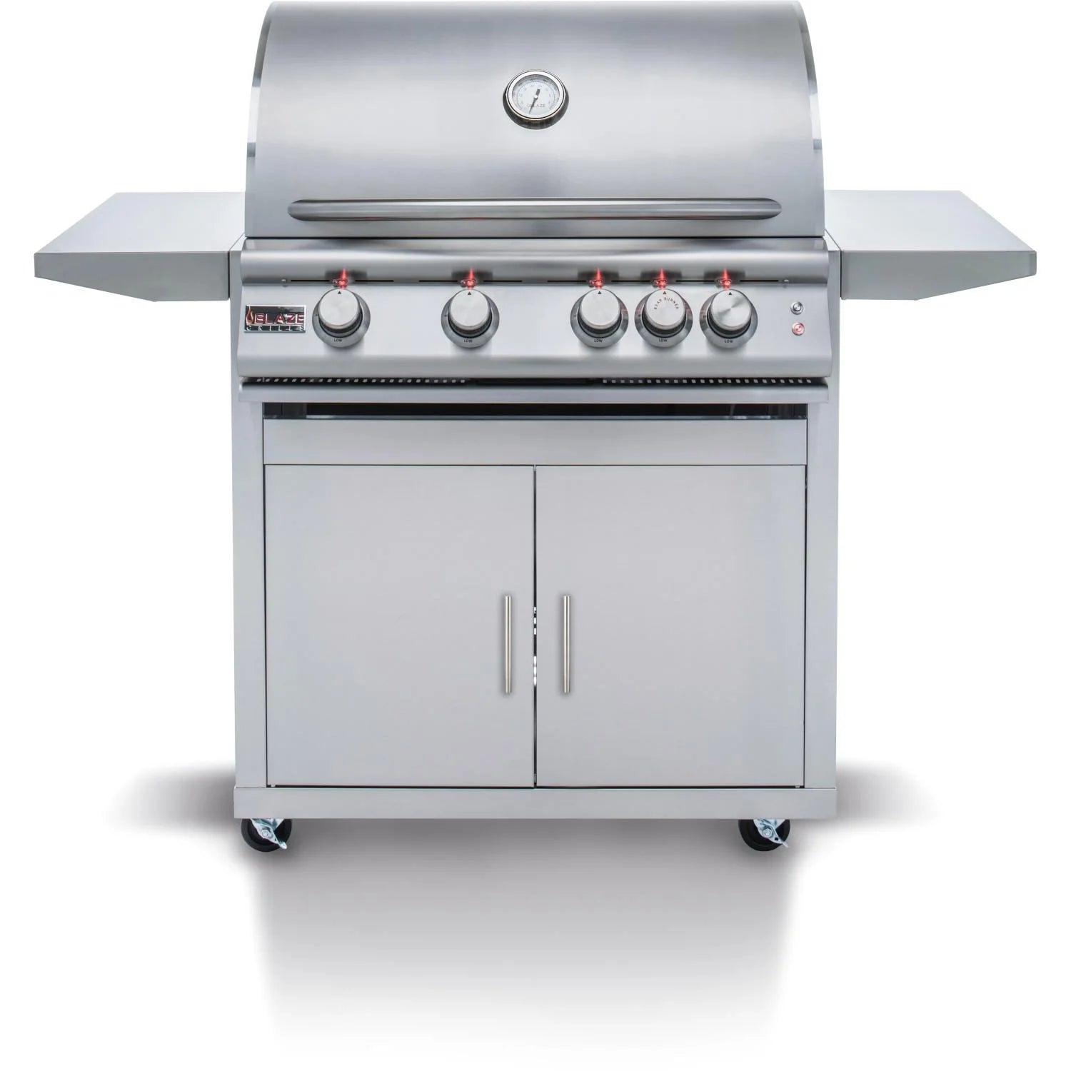 Blaze Premium LTE Marine Grade 32-Inch 4-Burner Propane Grill w/ Rear Infrared Burner & Grill Lights
