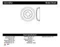 Centric Parts Brake Drum P/N:122.51012