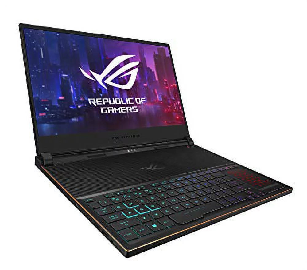 Asus ROG Zephyrus S Ultra Slim Gaming Laptop, 15.6¡± 144Hz IPS Type FHD, GeForce RTX 2070, Intel Core i7-9750H, 16GB DDR4, 512GB PCIe Nvme SSD, Aura Sync RGB, Windows 10, GX531GW-AB76
