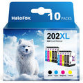 10-Pack 202XL 202 Ink cartridges T202XL Ink Cartridge Replacement for Epson 202XL 202 XL 202 Ink Cartridges for Workforce WF-2860 Expression Home XP-5100 Printer (4 Black, 2 Cyan, 2 Magenta, 2 Yellow)