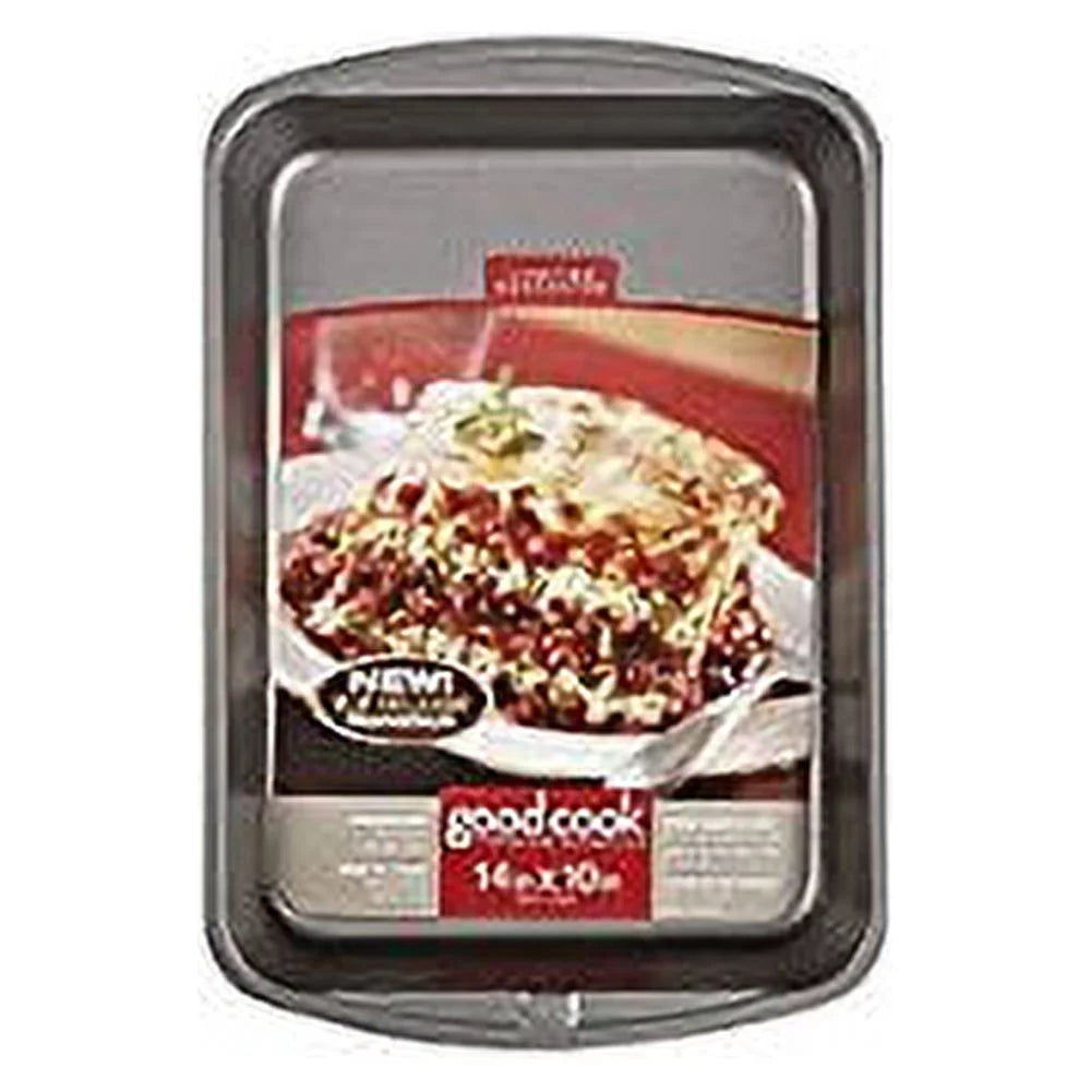 GoodCook Nonstick Steel Bake & Roast Pan, 10 x 14, Gray