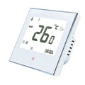 Home Programmable Thermostat for Radiant Floor Heating System Smart Touchscreen Heat Only Thermostat for In Floor Heating System 95-240V