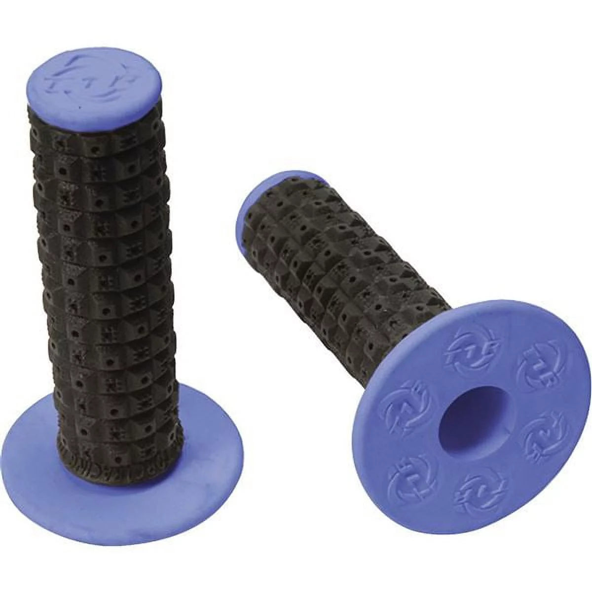 Black/Blue Torc1 Racing Enduro Dual Compound MX Grips