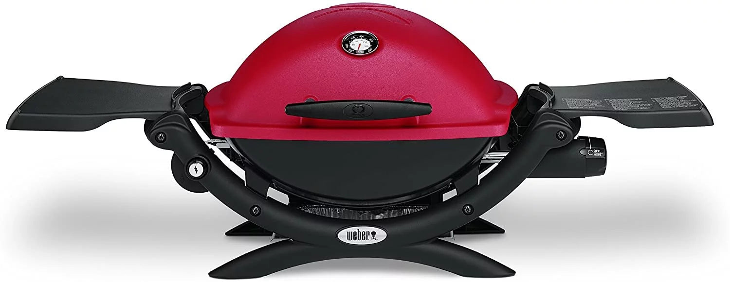 Weber 51040001 Q1200 Liquid Propane Grill, Red