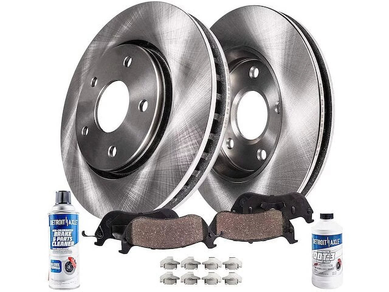 Front Brake Pad and Rotor Kit - Compatible with 2013 - 2017 Honda Civic 2-Door 2014 2015 2016