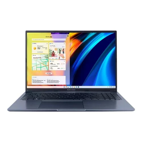 ASUS Vivobook 16 M1603Q 2023 Laptop - 16 1920x1200 AMD Radeon Graphics - AMD Ryzen 7 5800H 8 Cores - 12GB DDR4 512GB NVMe SSD - HD Audio Wi-Fi 6 Bluetooth 5.3 - Win10 TLG 32GB USB - Quiet Blue