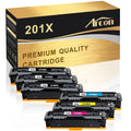 Arcon 6-Pack Compatible Toner Replacement for HP 201X CF400X 201A CF400A Color Laserjet Pro MFP M277dw M277c6 printer (3K,C,M,Y)