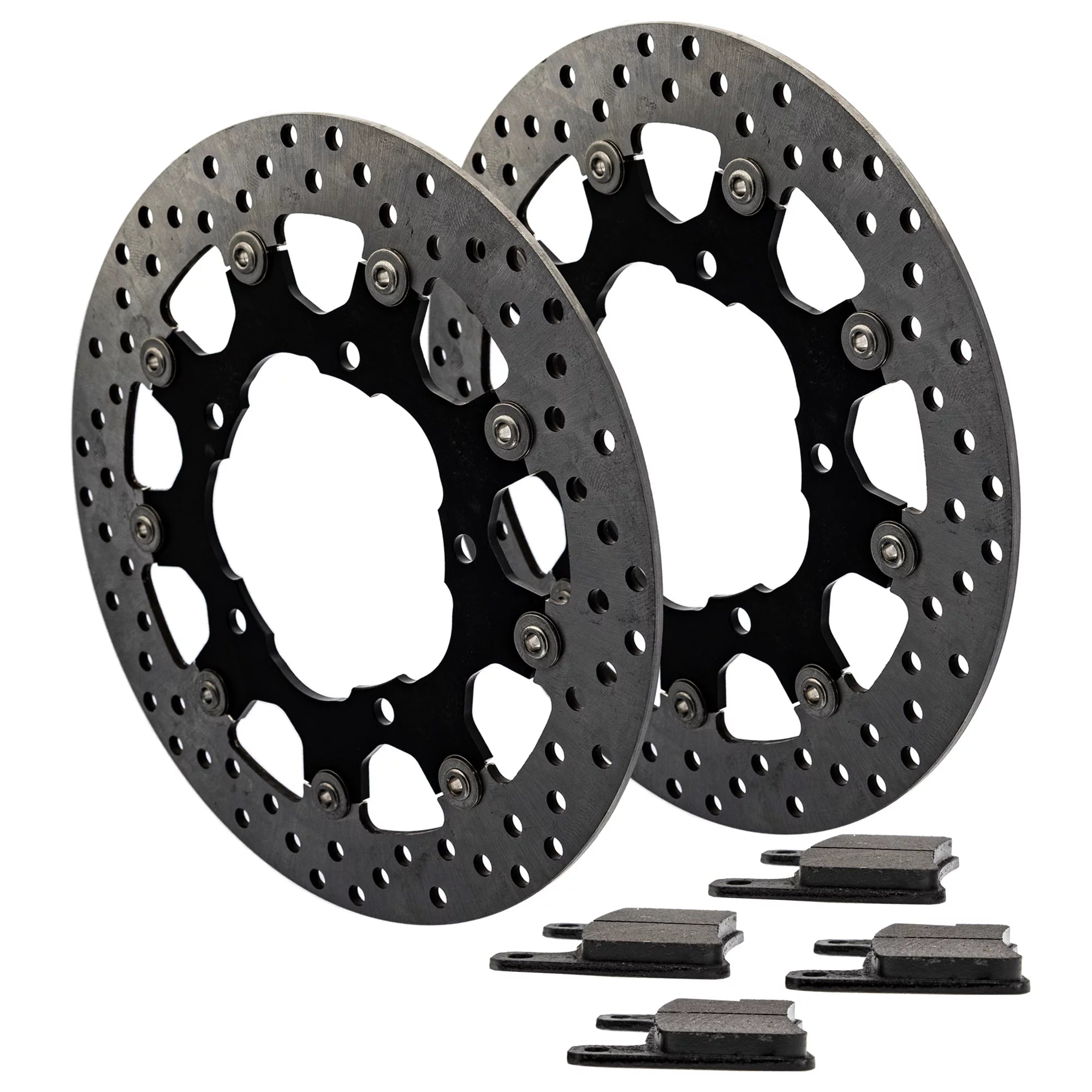 Niche Front Brake Rotor Pad Kit for Suzuki 59100-29850 59302-33880 Motorcycle MK1007066