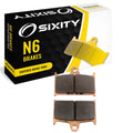 Sixity N6 Sintered Brake Pads FA145 Front Replacement Kit