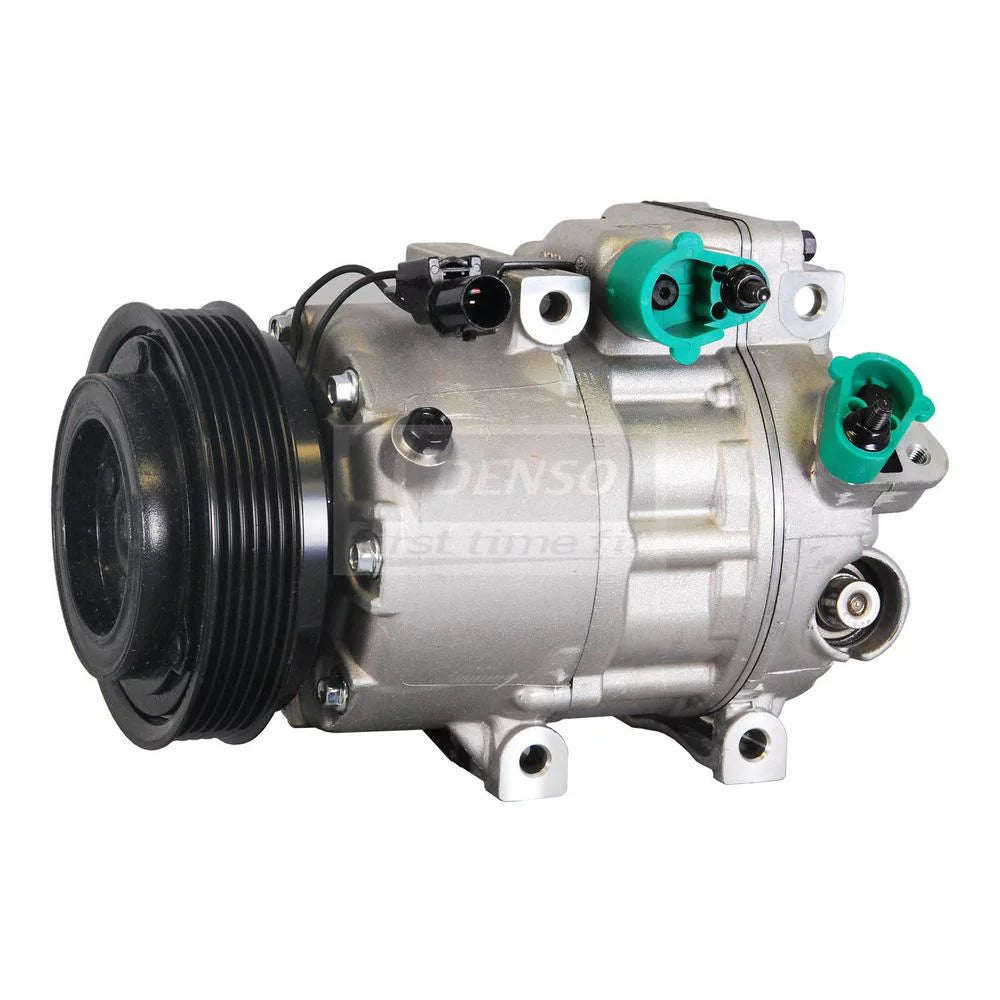 Denso (471-6042) New A/C Compressor with Clutch Fits select: 2010-2012 HYUNDAI SANTA FE