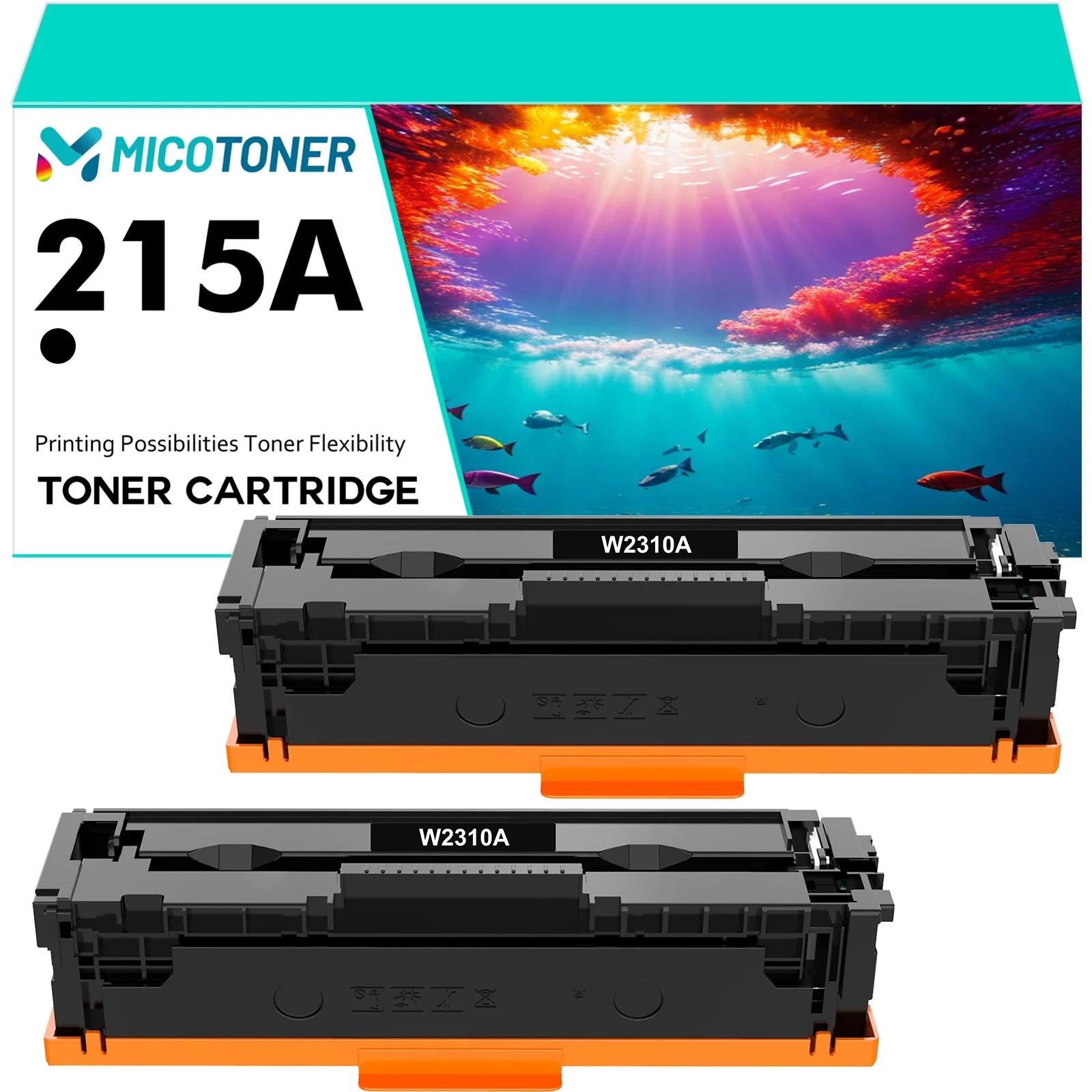 215A Toner Cartridges W2310A Compatible for HP 215A W2310A Replacement for HP Color Laserjet Pro MFP M182nw M183fw M155 W2311A W2312A W2313A Printer Ink