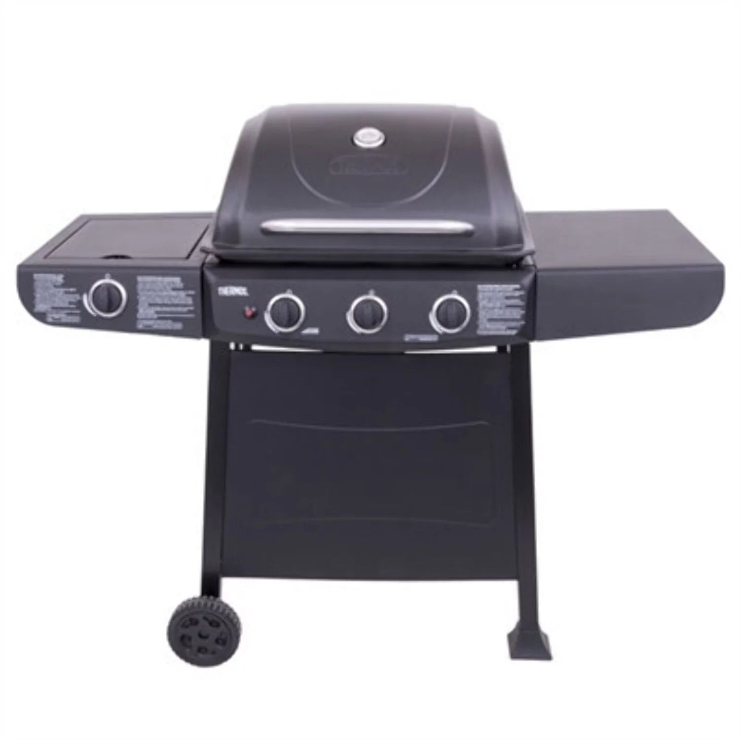 Char-Broil 461770719 Thermos Quickset 3-Burner Gas Grill, Black