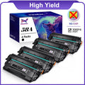 58A CF258A Toner cartridges Compatible for HP CF258X 58X CF258A 58A toner cartridge,for HP Laserjet Pro M404dn M404n MFP M428fdn M428fdw M428dw Printer No Chip (Black, 4-Pack)