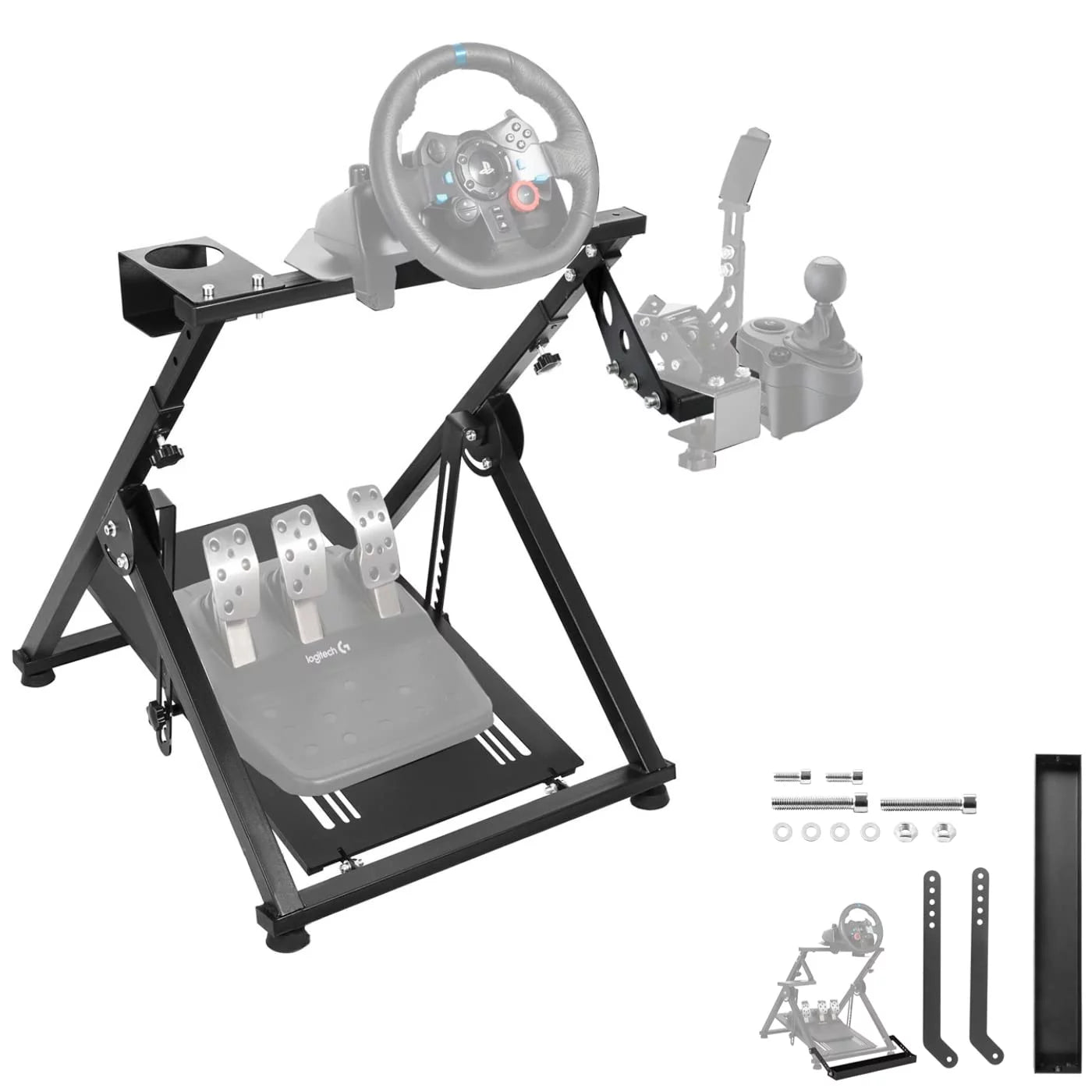 Marada G29 Racing Wheel Stand Foldable Fit Logitech G25 G27 G920 G923 Thrustmaster T300 T500 Xbox