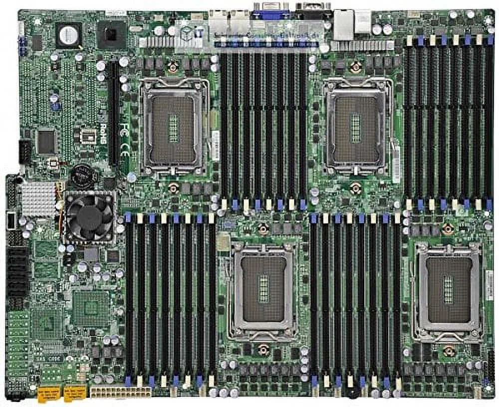 Supermicro Quad Opteron 6100/AMD SR5690/V/2GBE/SWTX Server Motherboard (H8QGI-F-O)