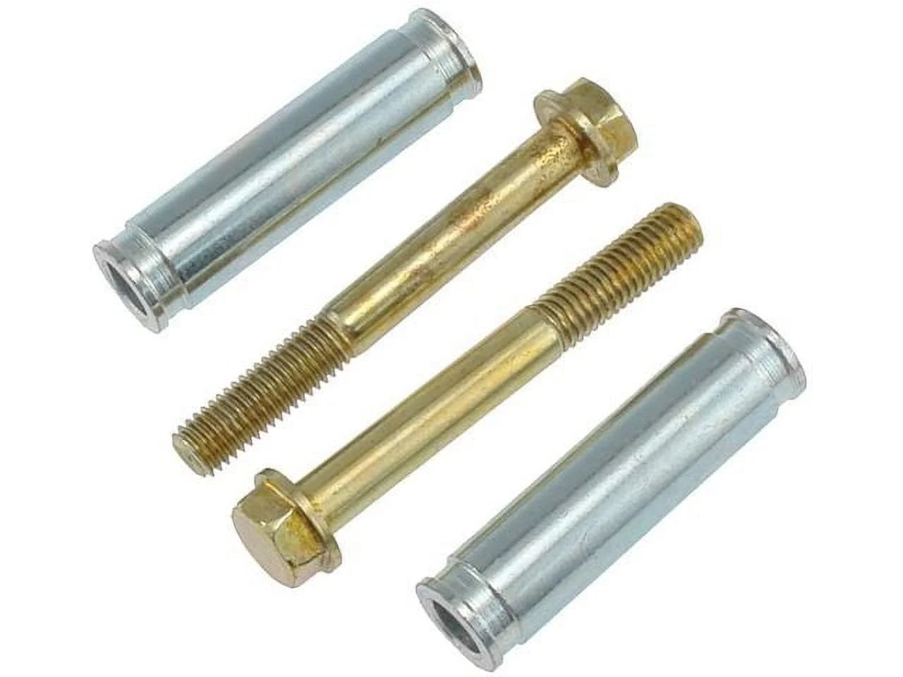 Front Disc Brake Caliper Guide Pin Kit - Compatible with 1990 - 2001 Jeep Cherokee 4WD 1991 1992 1993 1994 1995 1996 1997 1998 1999 2000