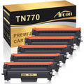 Arcon 5-Pack Compatible Toner for Brother TN770 TN-770 works with Brother MFC-L2750DW MFC-L2750DWXL HL-L2370DW HL-L2370DWXL Printers (Black)
