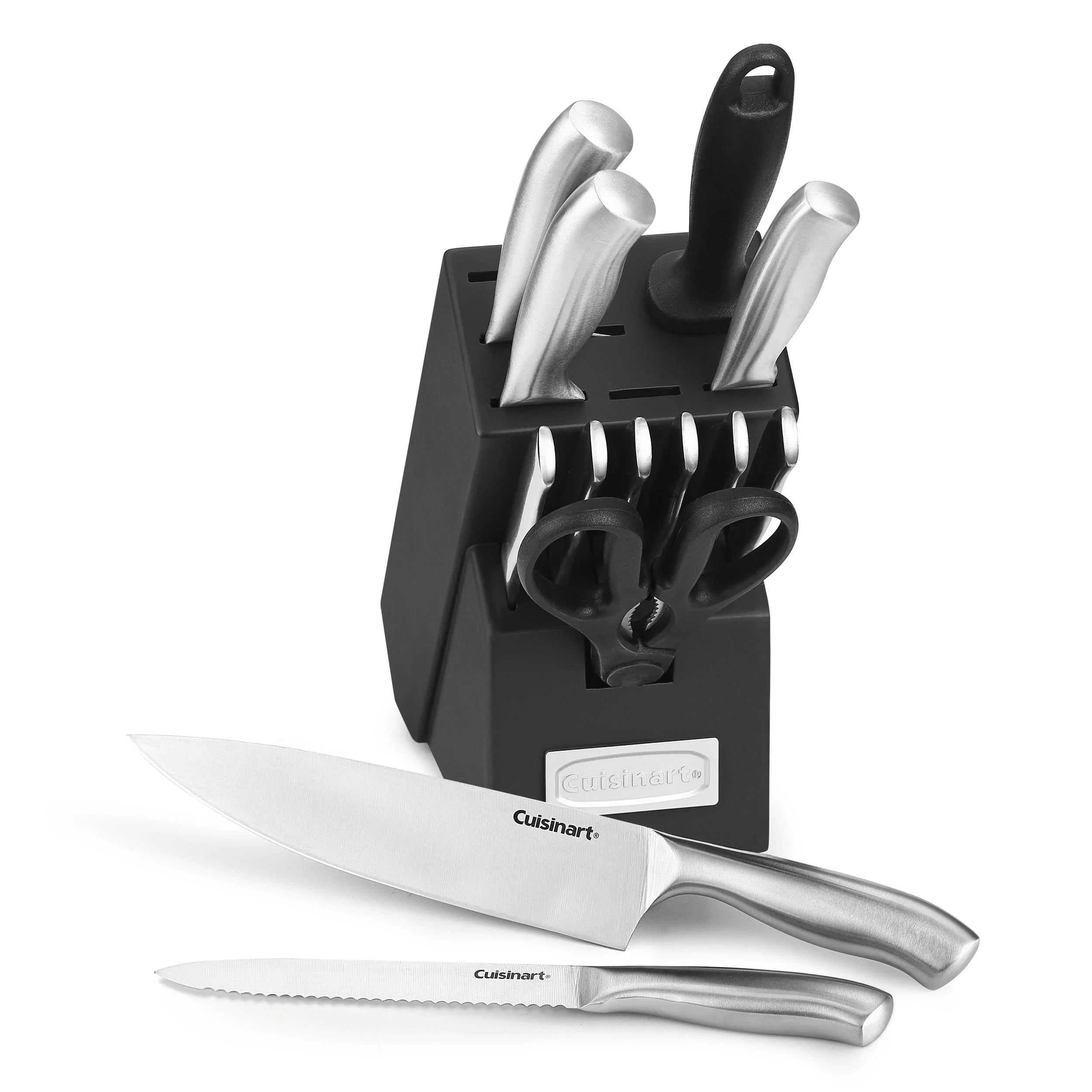 Cuisinart Stainless Steel 14-Piece Cultlery Block Set, C77SS-14PW