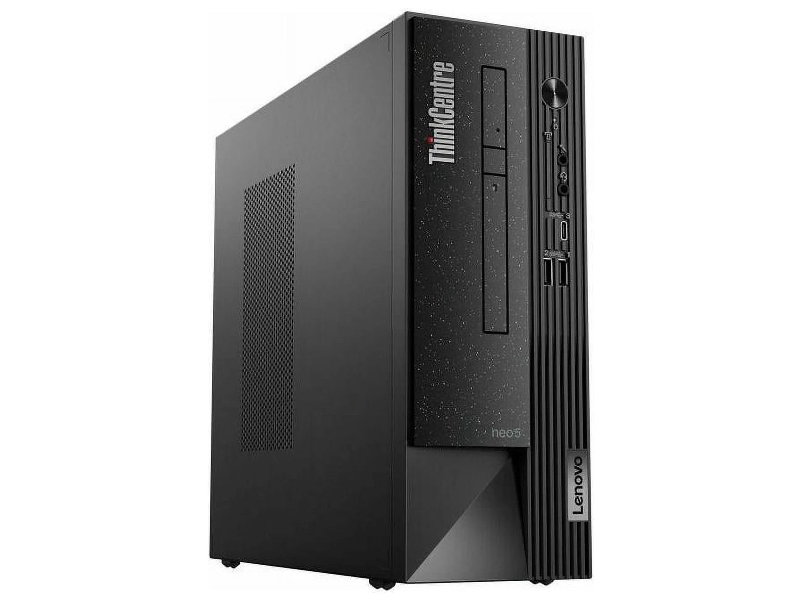 Lenovo ThinkCentre neo 50s Gen 4 12JF0000US Desktop Computer - Intel Core i5 13th Gen i5-13400 Deca-core (10 Core) - 8 GB RAM DDR4 SDRAM M.2 PCI Express NVMe 4.0 x4 SSD - Small Form Factor - Black - I