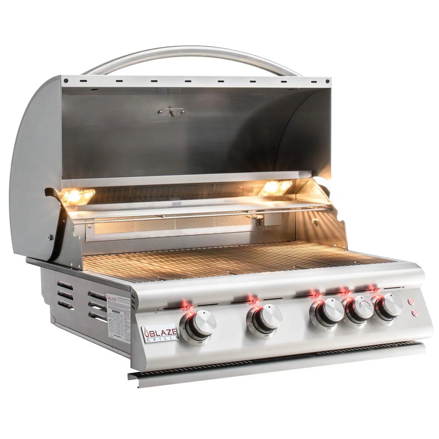 Blaze Marine Grade Stainless Steel Built-In Propane Gas Grill with Lights, 32