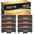Arcon 8-Pack Compatible Toner for Brother TN770 TN-770 works with Brother MFC-L2750DW MFC-L2750DWXL HL-L2370DW HL-L2370DWXL Printers (Black)