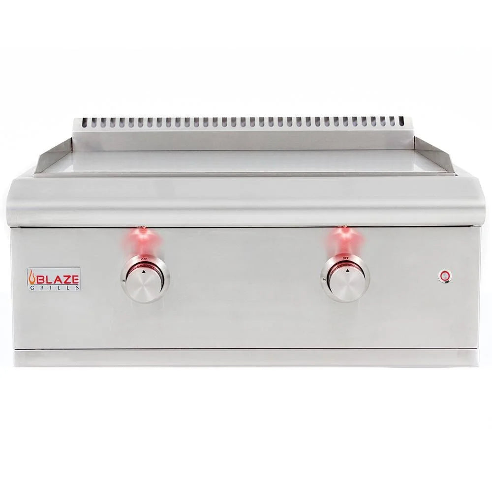 30 Inch Built In Gas Griddle | Natural Gas NG | Perfect For Any Outdoor Kitchen | Grill, Fry, Saute On This Durable Stainless Steel | Best Of Backyard For Grilling Masters | BLZ-GRIDDLE-LTE-NG